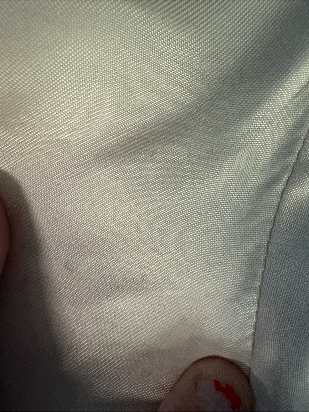 Boxy V-Neck Short Sleeve Blouse in Ivory - Picture 3 of 4